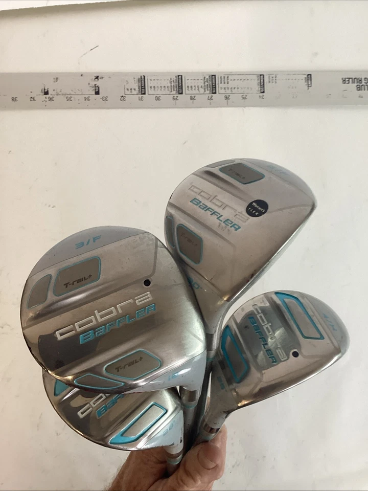 Cobra Baffler T-Rail Woods & Hybrids Set With Ladies Graphite Shafts - Image 2 of 4