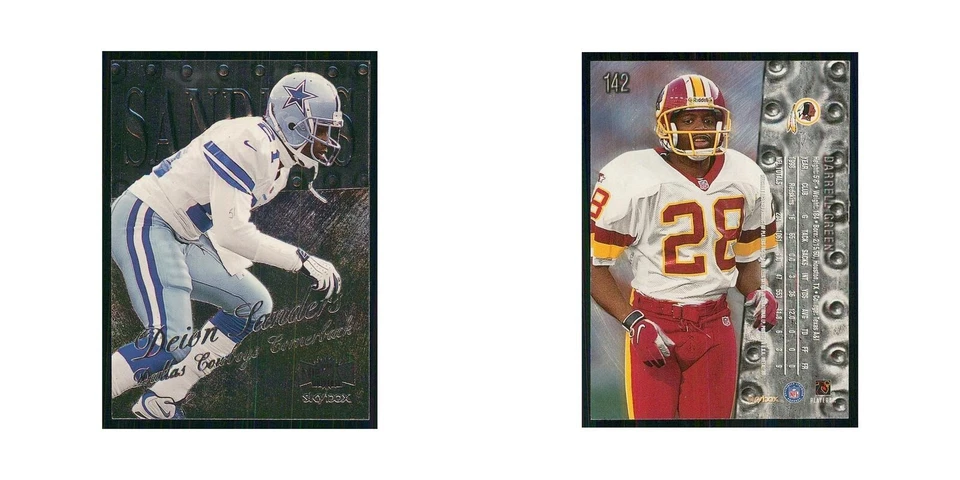 1999 SkyBox Metal Universe Darrell Green Redskins #142 - Image 3 of 3