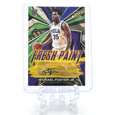 2022-23 Panini Court Kings Michael Foster Jr. Rookie Auto Fresh Paint /199 RC