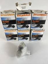 Sylvania EXN 50 Watt 12 Volt 40 Degree Flood Projection Lamp Lot of 6
