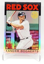 2021 Topps Chrome Xander Bogaerts #86BC-8 1986 Refractor Boston Red Sox