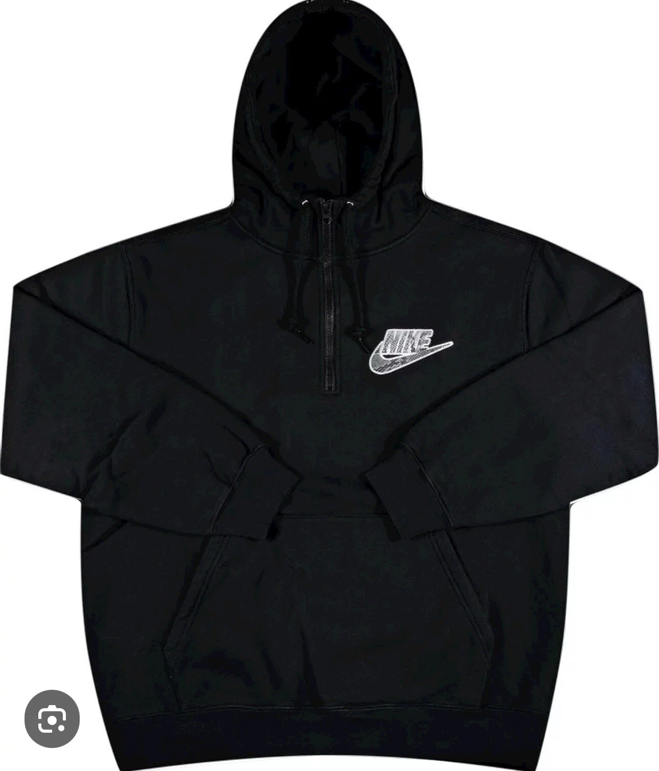 Sweat à capuche demi zippé Supreme x Nike Collab 2021 peau de serpent logo Nike TAILLE GRAND