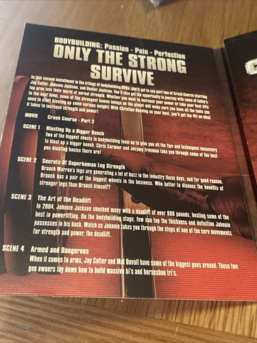 muscletech presents Only The Strong Survive DVD Vol. 2 Region Free BODYBUILDING - Picture 3 of 6