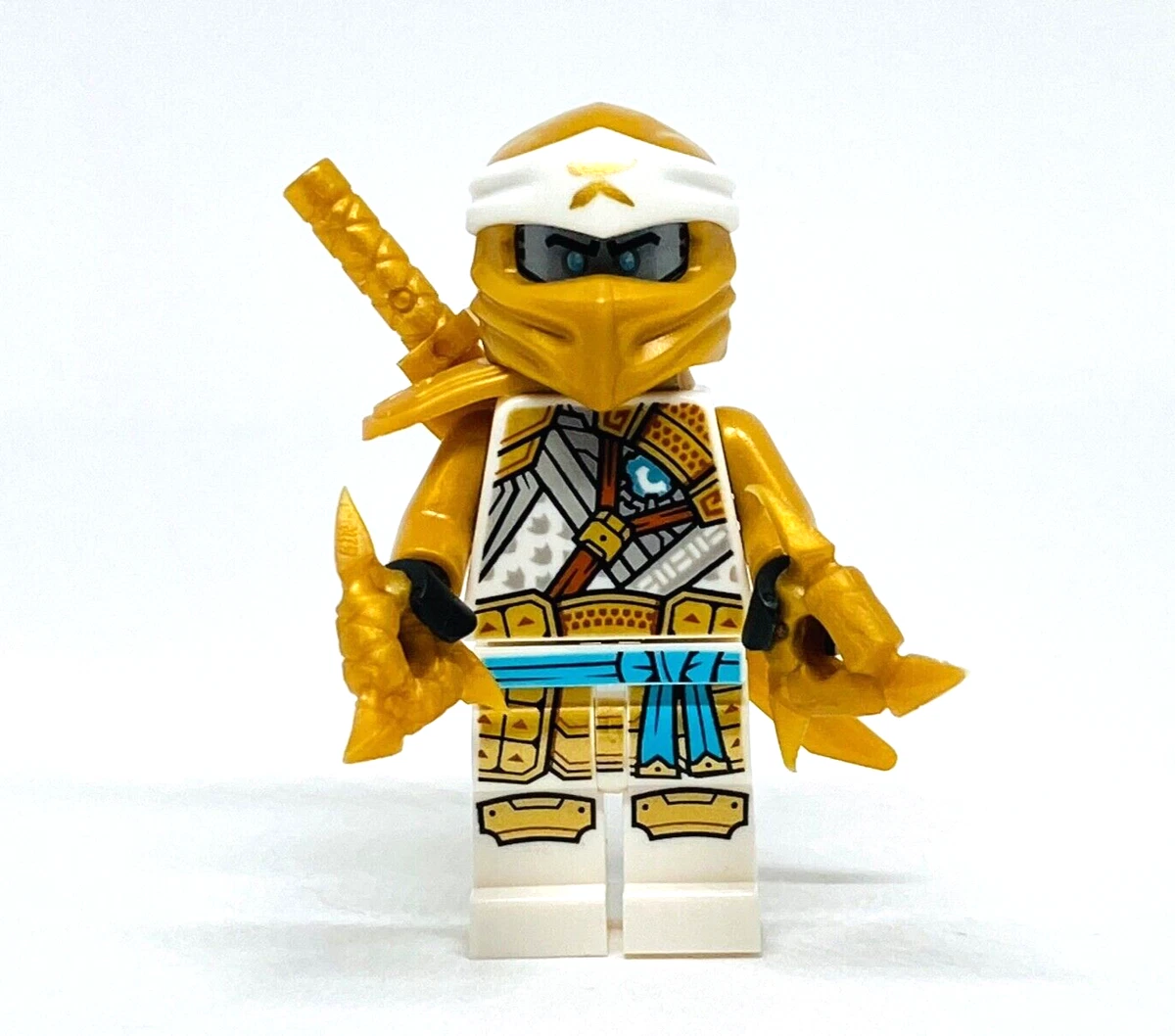 NEW LEGO Zane Minifigure Golden Ninja Ninjago Crystalized 71770