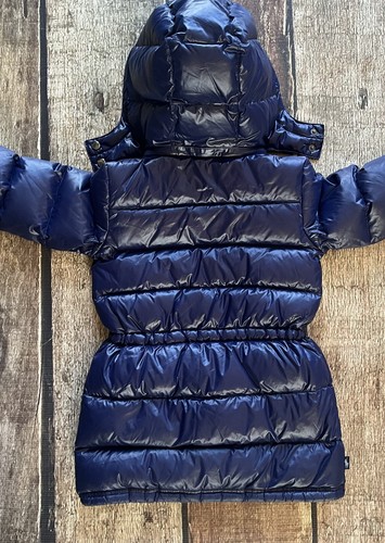 POLO RALPH LAUREN QUILTED DUCK DOWN PUFFER JACKET BLUE GIRLS SIZE 5 EXCELLENT - Picture 8 of 8