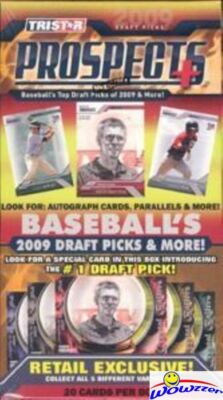 2009 Prospects Plus Factory Sealed Box-MIKE TROUT RC YR-Look for 5K Trout AUTO !