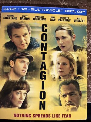 Contagion (Blu-ray/DVD, 2011, 2-Disc set) Digital copy