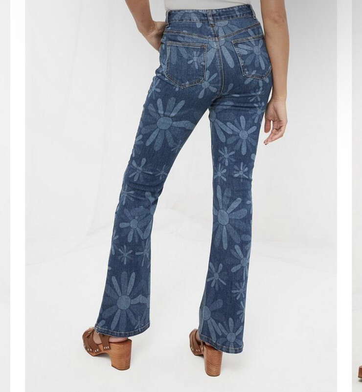New Ladies Joe Browns Flower Print Jeans Size 18. eBay