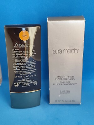 Laura Mercier Smooth Finish Flawless Fluide Foundation PECAN 1oz