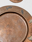 Vtg~267 Taxco Mexico~Victoria Ana Nunez Brilanti~Plate~Coasters~Copper/Silver — photo 4