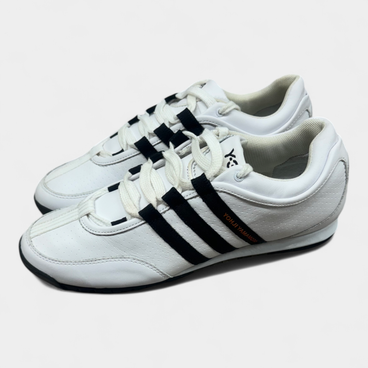 Adidas Y-3 Boxing Yohji Yamamoto White Leather Trainers Rare