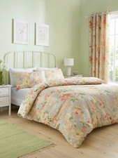 Image of Duvet Cover Bedroom Range Flourette Floral Print Dreams & Drapes Natural