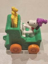 1994 Vintage McDonald's Happy Meal Birthday Train Pieces SNOOPY
