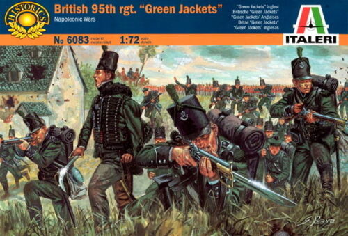Italeri 1/72 6083 Napoleonic British 95th Regiment "Green Jackets" - Picture 1 of 5