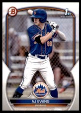 2023 Bowman Draft #BD-152 AJ Ewing