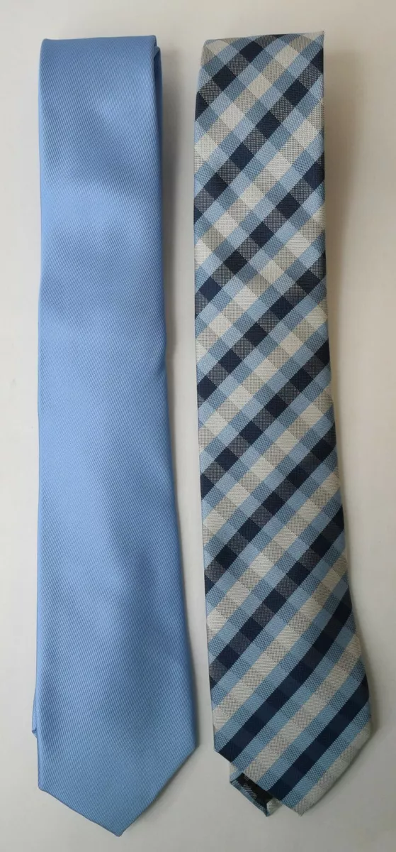 Navy Blue and Periwinkle Tie 