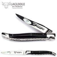 Laguiole Aubrac Taschenmesser BüFfelhorn Doppelplatine 12 Cm Messer