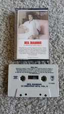 12 Greatest Hits, Vol. 2 by Neil Diamond Cassette, Oct-1990, Columbia USA 