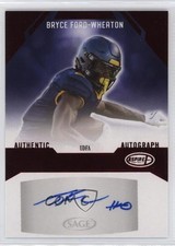 2023 Sage Aspire Red Bryce Ford-Wheaton #ASP-BFW Auto 6o3