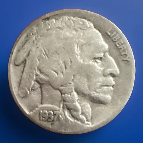 1937-S Buffalo Nickel - Actual Coin Shown Fast Shipping & Tracking 1439