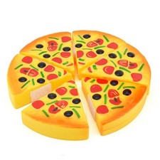 Pizza Plastic Play Food Set Educational Toy for Kids Playing House 17 2.5cm