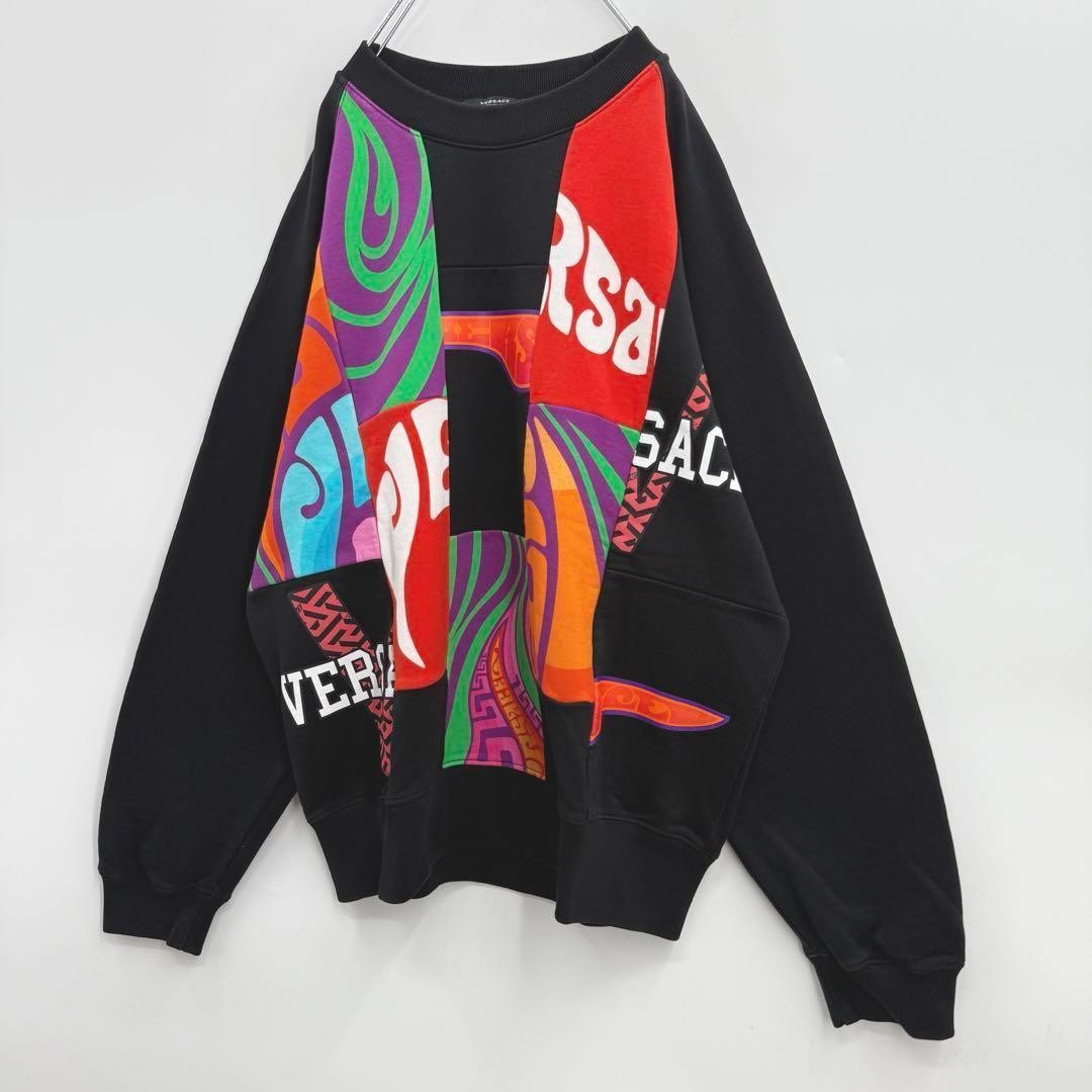 Unique  Versace Patchwork Sweat L Black - image 4
