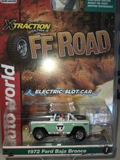 Auto World Extraction HO Electric Racing Slot Car. 72' Baja Bronco. FREE SHIP 