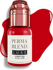 Perma Blend Luxe - Cherry Red - Vegan Lip Tattoo Ink - Deep Red Microblading Pig