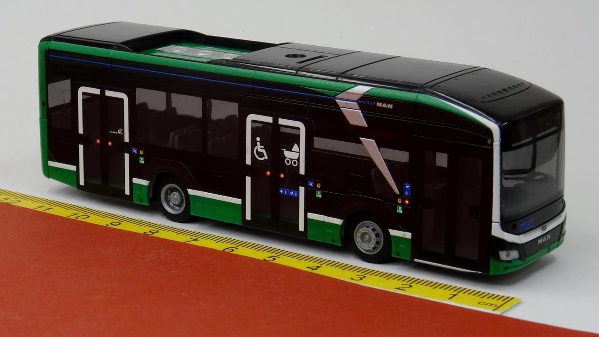 Autobus Miniature Rietze – Mercedes Cito Luneville – Échelle HO 1/87 – Rouge – Neuf