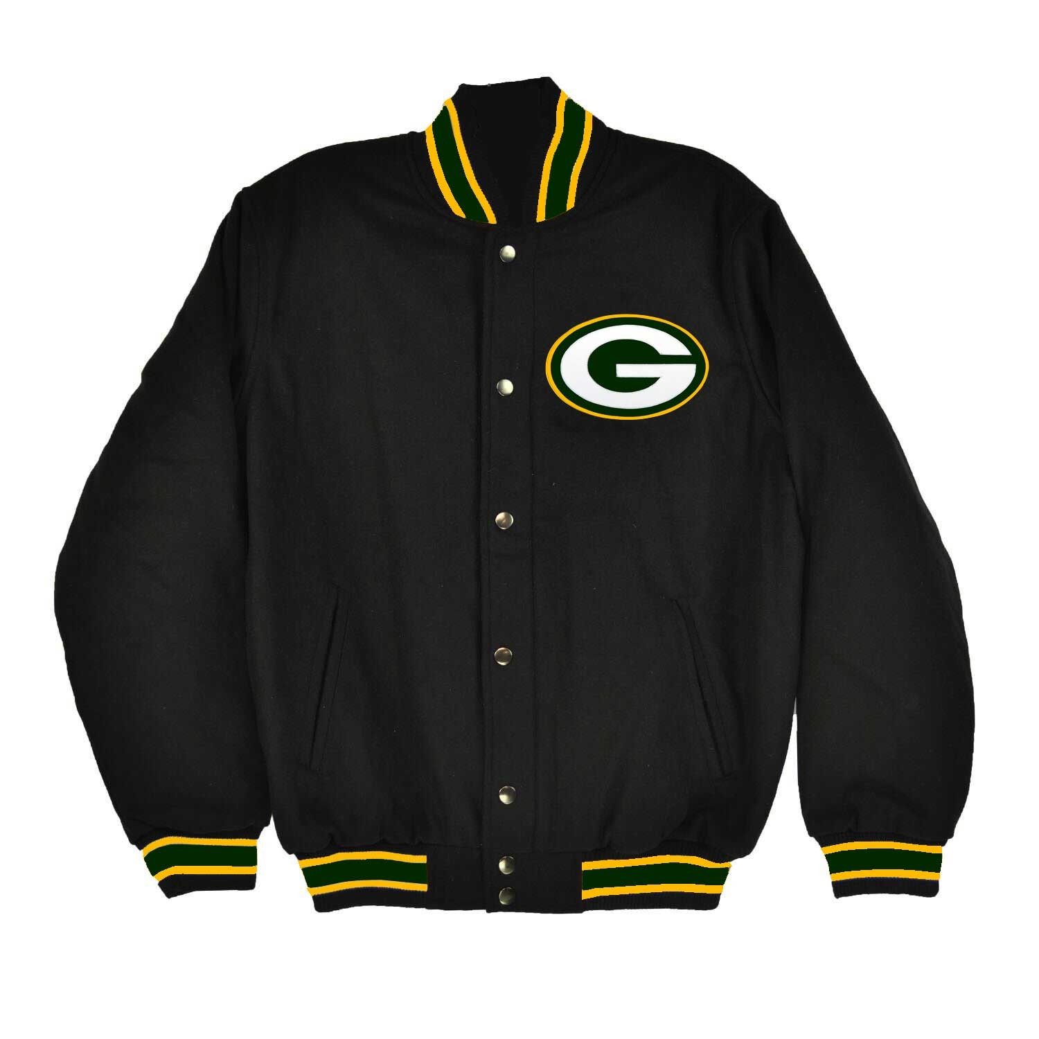 Мужская шерстяная куртка Green Bay Packers, маленькая