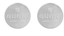 Gucci Trademark Earrings in Sterling Silver BNWB OS