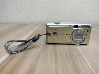 Canon PowerShot A400 3.2MP Digital Camera Silver PC1080 *UNTESTED*