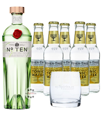 Tanqueray Gin (47,3% Vol., 0,7L) & 5x Fever-Tree Tonic (0,2L) inkl. 0,75   Pfand