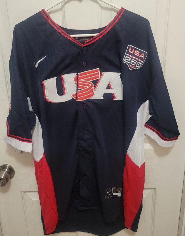Aaron Judge 2026 World Baseball Classic Away Stadium Jersey USA Size XL...