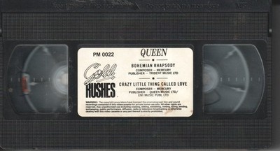 Queen Bohemian Rhapsody / Crazy Little Thing Called Love Video UK Gold Rushes