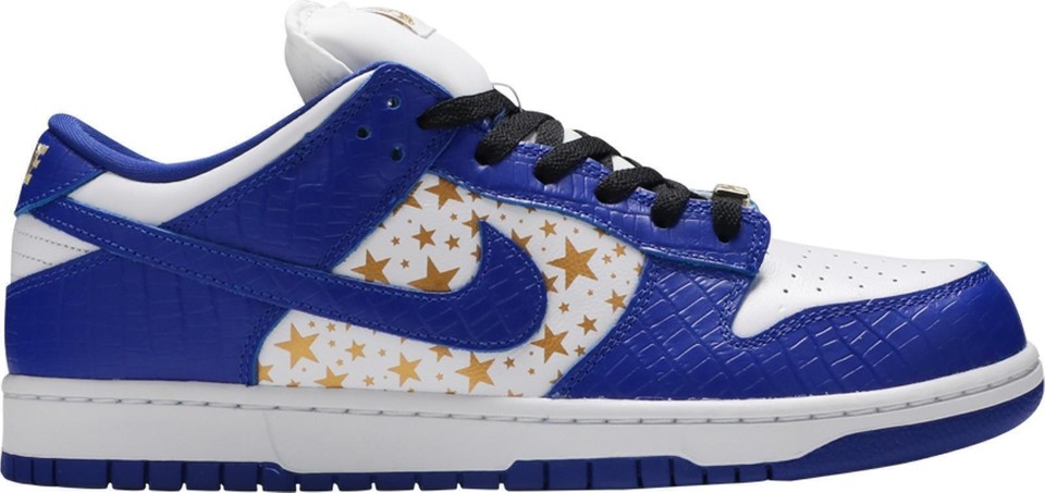 靴 supreme Nike SB Dunk Low Pro 28 Nike SB Dunk Low Supreme Stars Hyper Royal 2021 for Sale