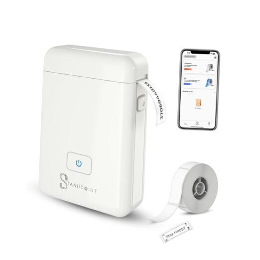 Bluetooth Thermal Label Printer HP2 - Portable Label Maker Machine with Tape  -image