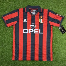 AC Milan, Men's Retro Soccer Jersey, 1996-1997, Maldini #3 (Tallaje Grande)