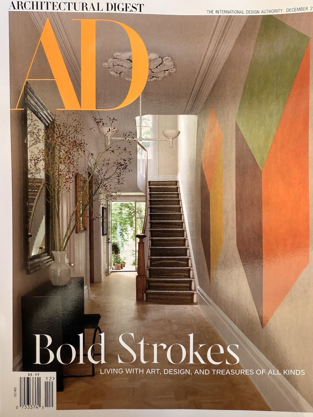 Architectural Digest December 2025 Bold Strokes