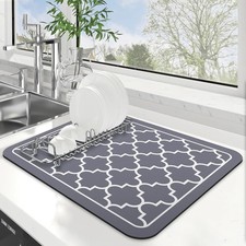 Dish Drying Mat Absorbent Dish Drying Mats for Kitchen Counter 15"x 18" Stylis