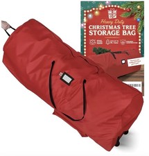 Christmas Tree Storage Bag 9ft Artificial Trees-Heavy Duty-Wheeled-Easy Store