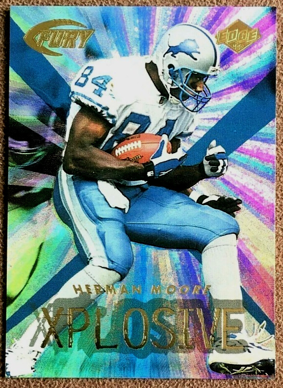 1999 Collector's Edge Fury - Xplosive Herman Moore #7 - Detroit Lions