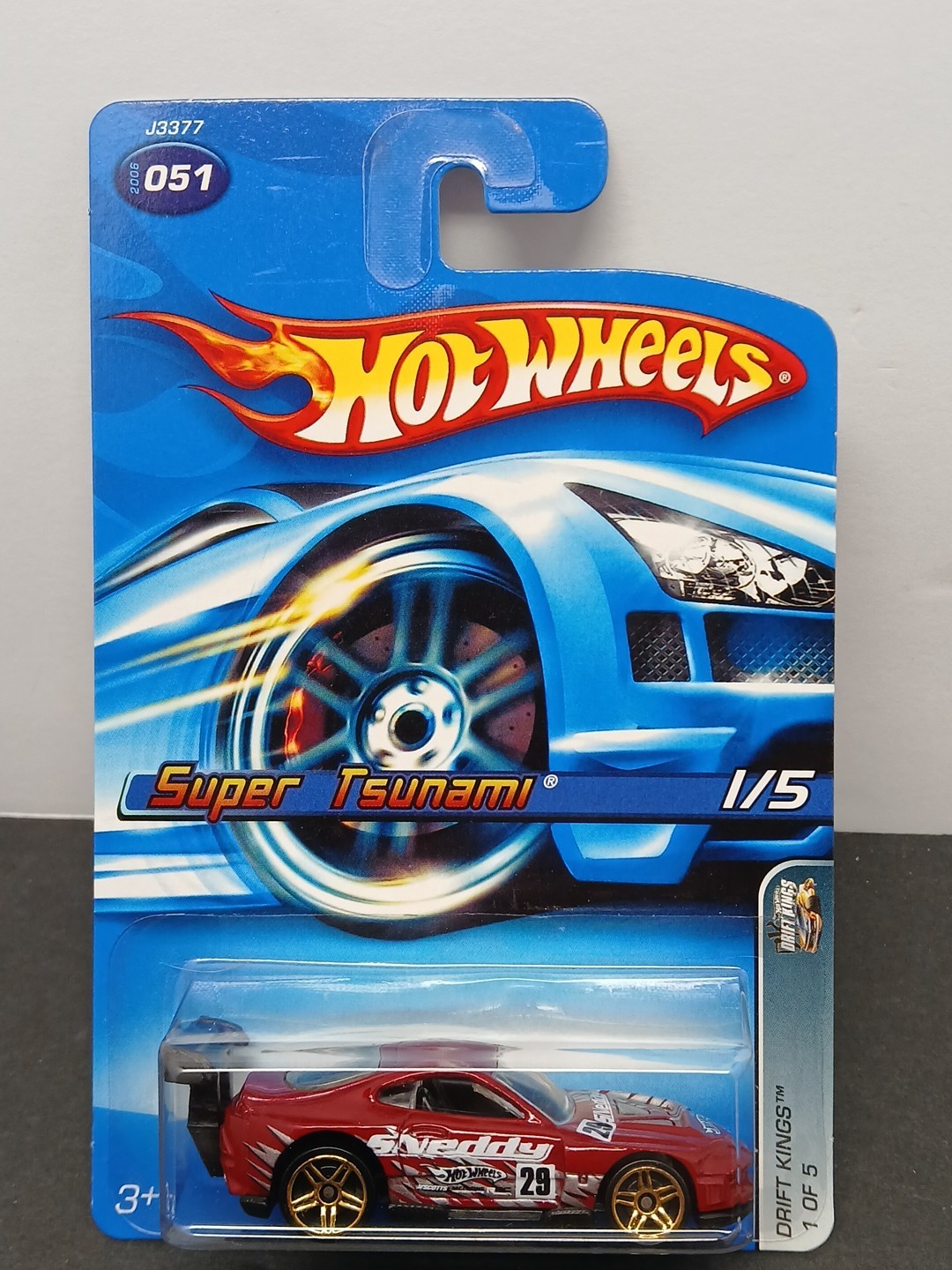2006 HOT WHEELS Drift Kings 1/5  SUPER TSUNAMI #051 Red #51