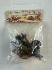 Fighting Set Army Military Toy Hong Kong Plastic New Old Stock Vintage Sealed