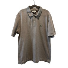 Vintage Lacoste Classique Polo Shirt Gray Size XL Preppy Tenniscore OldMoney