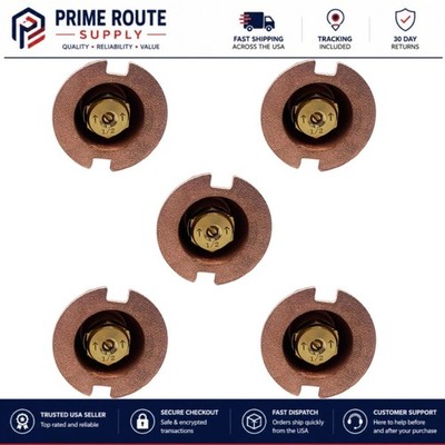 Durable Brass Pop-Up Sprinklers - 5 Pack for Gardens and Landscapes, 1-½  Height