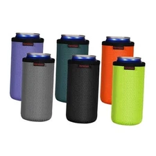  6 Pack Can Cooler 16oz Standard Black/Gray/Yellow/Purple/Orange/Midnight Green