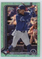 2025 Topps Chrome Logofractor Edition Aqua Refractor 51/199 Andres Gimenez 1pp8