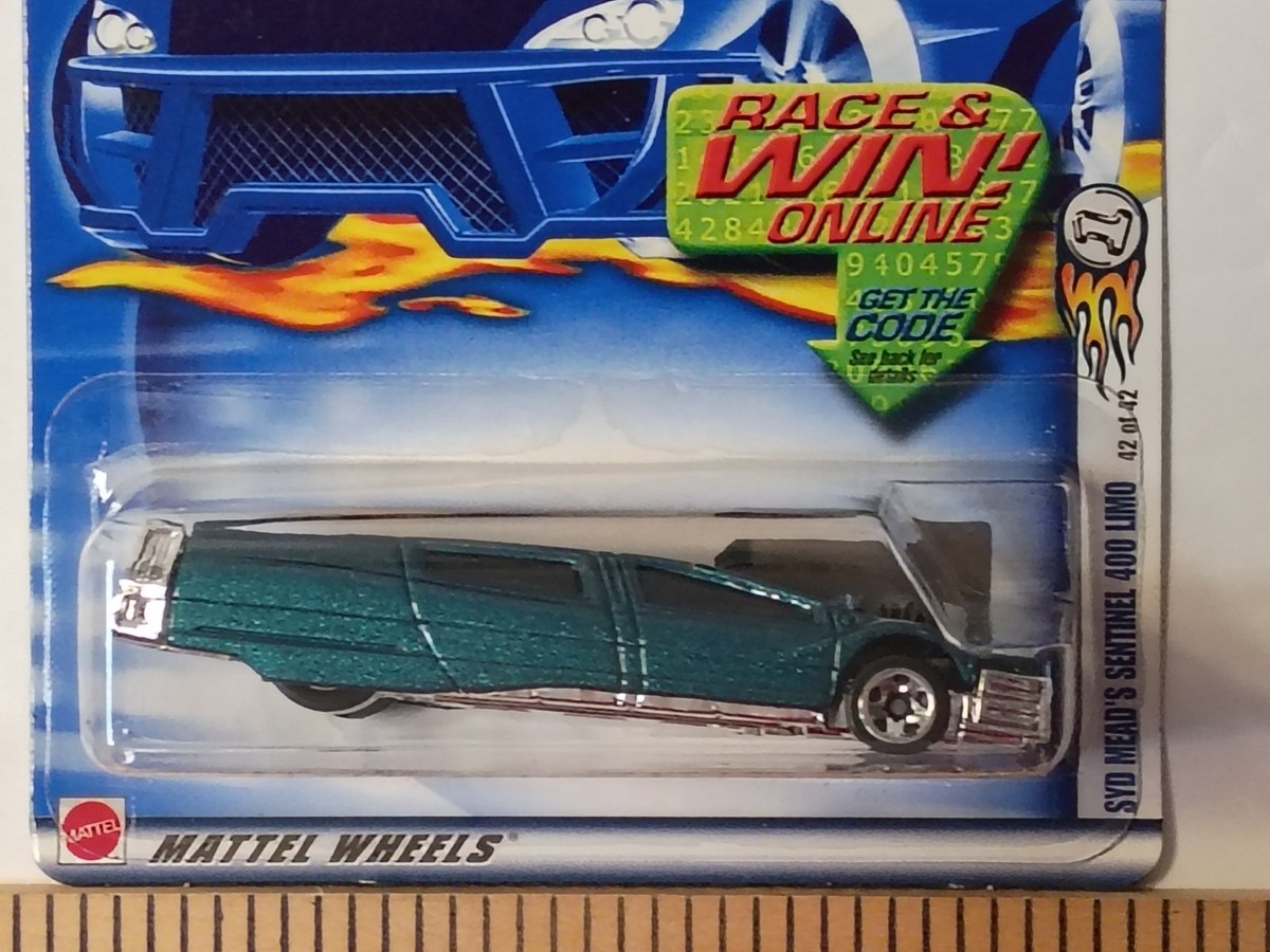 Hot Wheels 2002 First Editions #42/42 Syd Mead's Sentinel 400 Limo