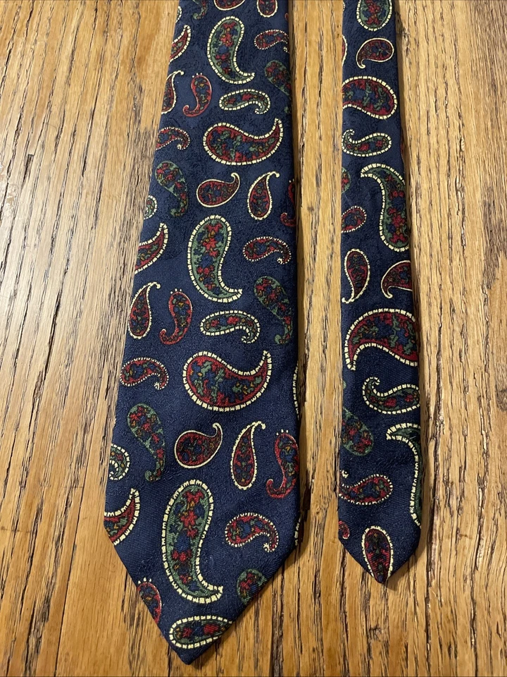 Corbata de cachemira de seda Brooks Brothers usada en excelente estado para hombre EE. UU. etiqueta negra para hombre " Foto 4 de 4